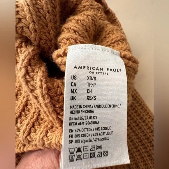 American Eagle Brown Sweater - Picture 3 of 13